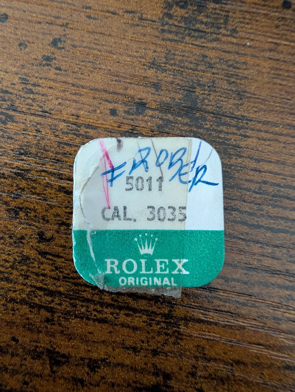 ROLEX-OPEN PACKAGE- MINUTE PINION – CALIBER 3035 PART 5011