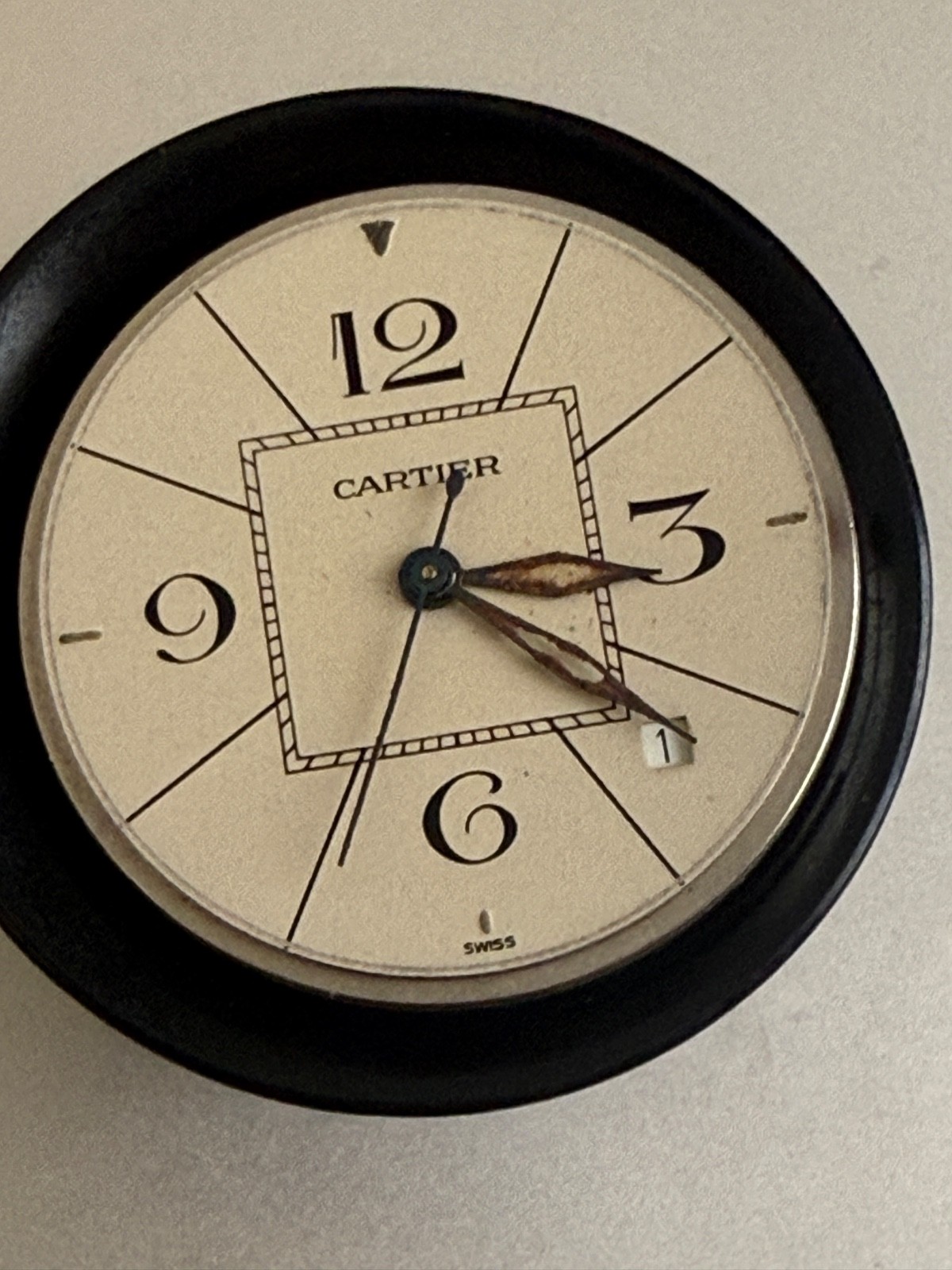 Cartier Automatic Movement Vintage Pasha Cal 20 need Clean for repair eta 2824