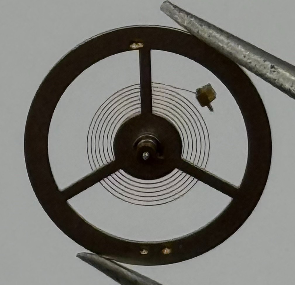 EB 8800 Balance Wheel Complete And Spring 12’’’ 1300 Watch Movement Parts NOS