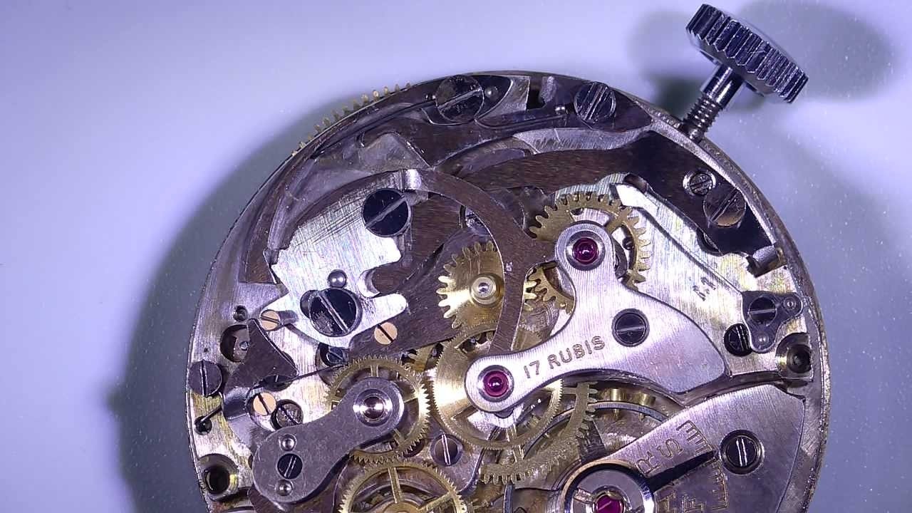 Landeron LANDERON Gray Chrono Movement Stainless Steel Watch Part