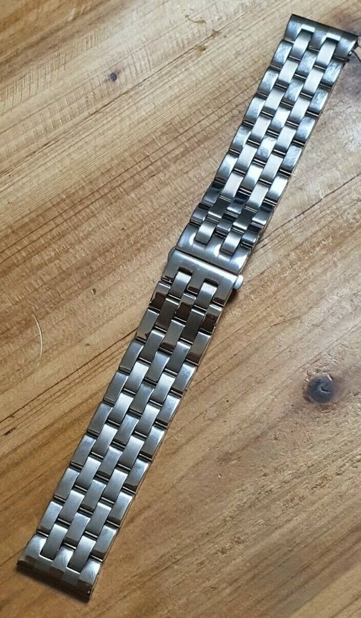 Massive stainless steel heavy metal band – butterfly clasp – 22mm – 105gr – 316L