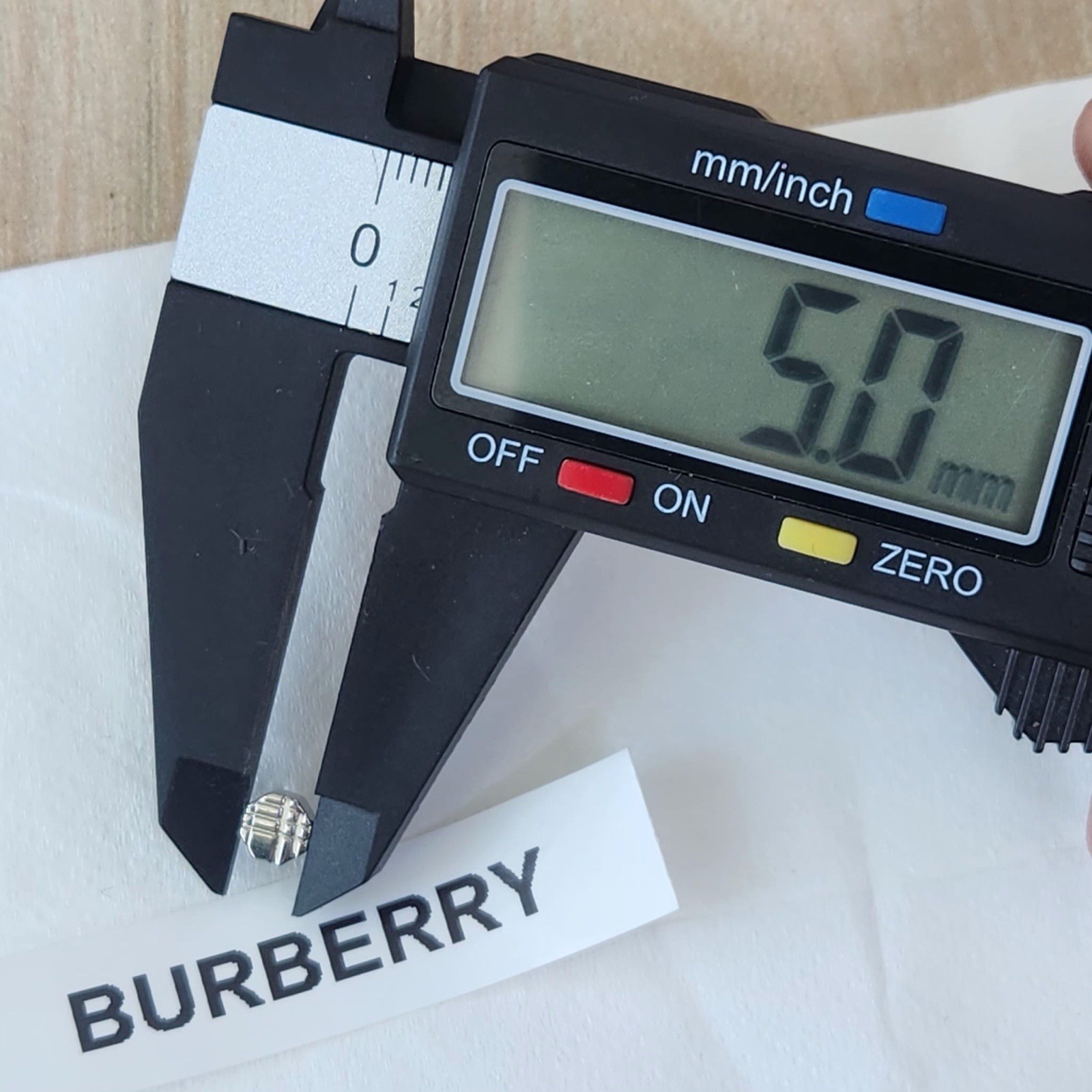 5.0mm New Burberry Original Watch Crown Stainless Steel