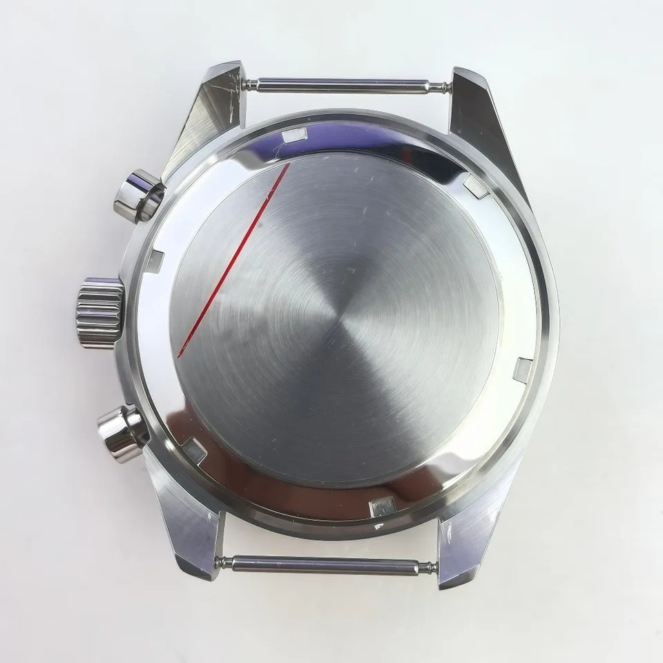 37mm Watch Back Cover Moon Pattern Stainless Steel VK63 Detachable Parts