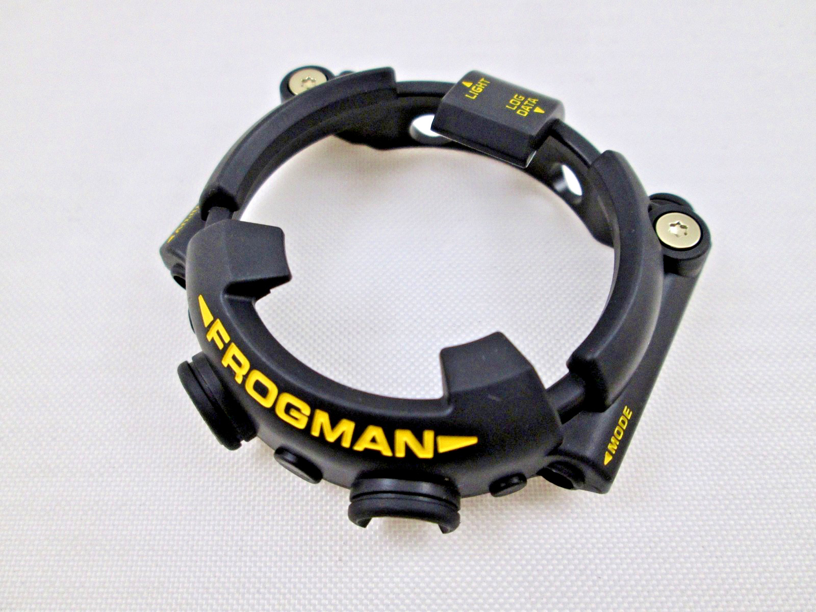 Genuine Casio G-Shock Frogman I.C.E.R.C GW-8200K black resin watch bezel
