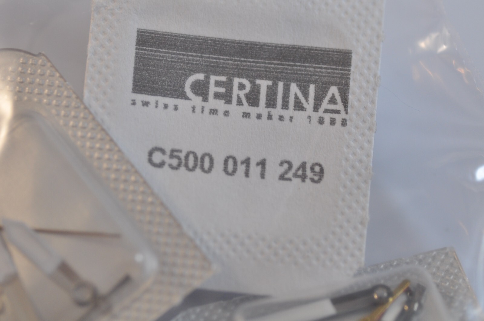 Original Set Of Hands Certina DS Podium Men Quartz Square C15171605701