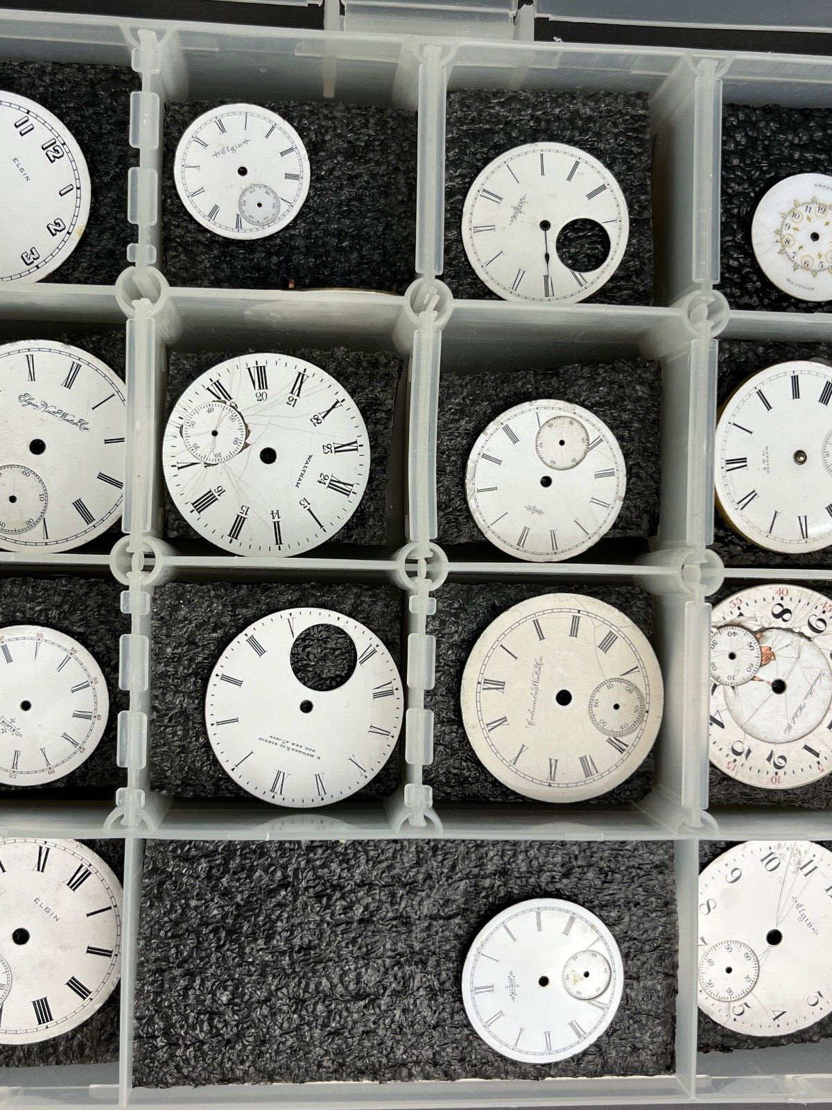 22 Antqiue Porcelain Pocket Watch Face Dials Steampunk Arts Craft Jewelry