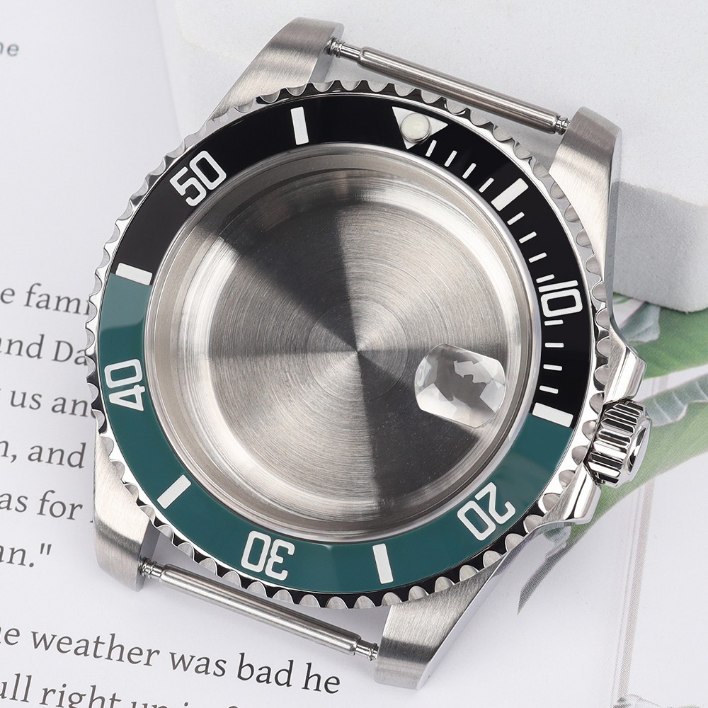 Sapphire Crystal NH35 Watch Case 40mm Steel For NH35 NH34 NH36 NH38 28.5mm Dial