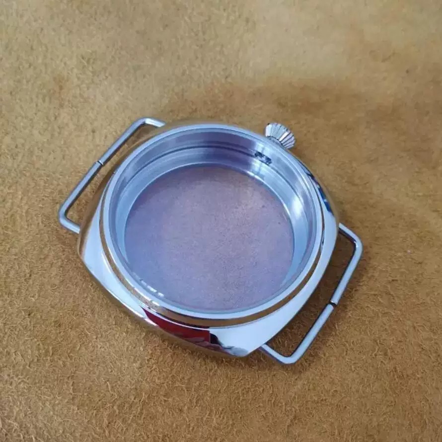 45mm 316L Steel Watch Case for ETA 6497 6498 Sea-gull ST3600 ST3621 Movement