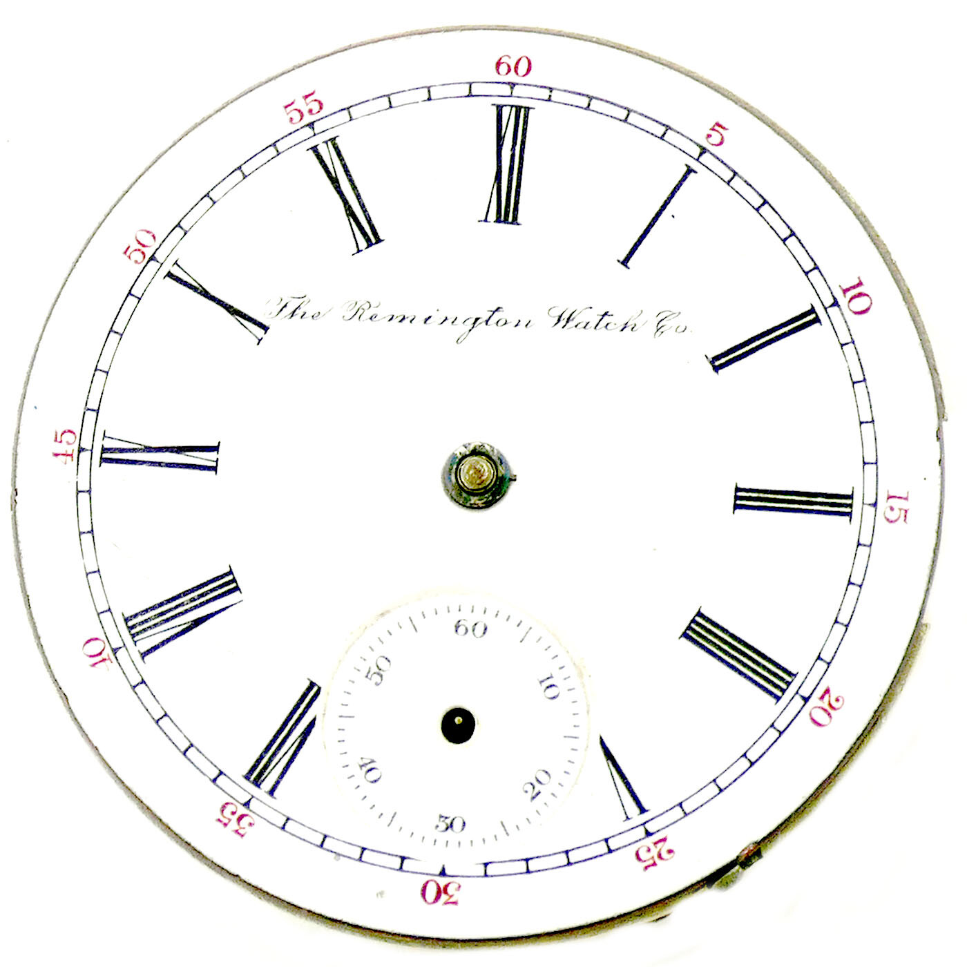 THE REMINGTON WATCHES 1279069 MODEL 6 GRADE 51 15 JEWELS DIAL & MOVEMENT