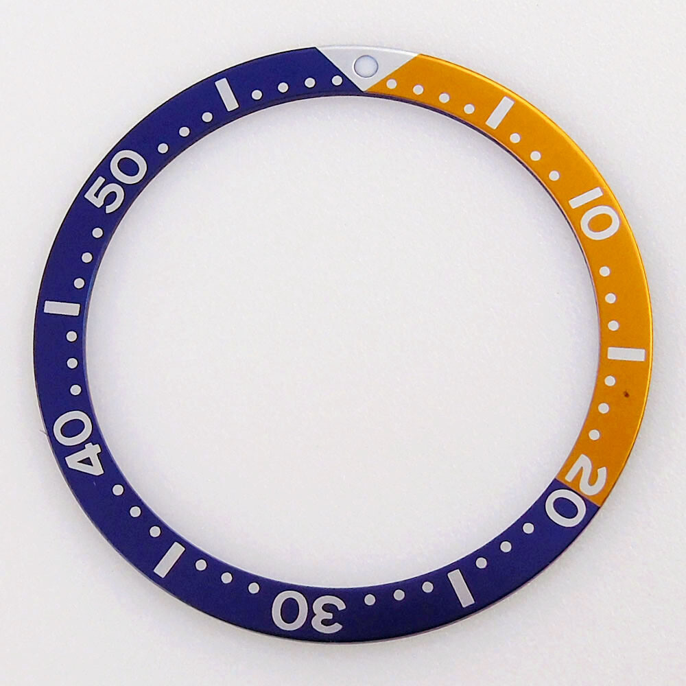 Aluminum Flat Watch Bezel Insert 39mm*32mm For 45mm Watch Case Bezel Ring Parts