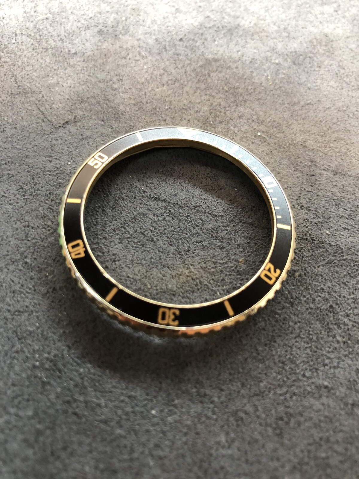 Custom Bezel Insert: Jumbo 980.021 980.022 980.027 844 Tag Heuer 1000 Pro Gold