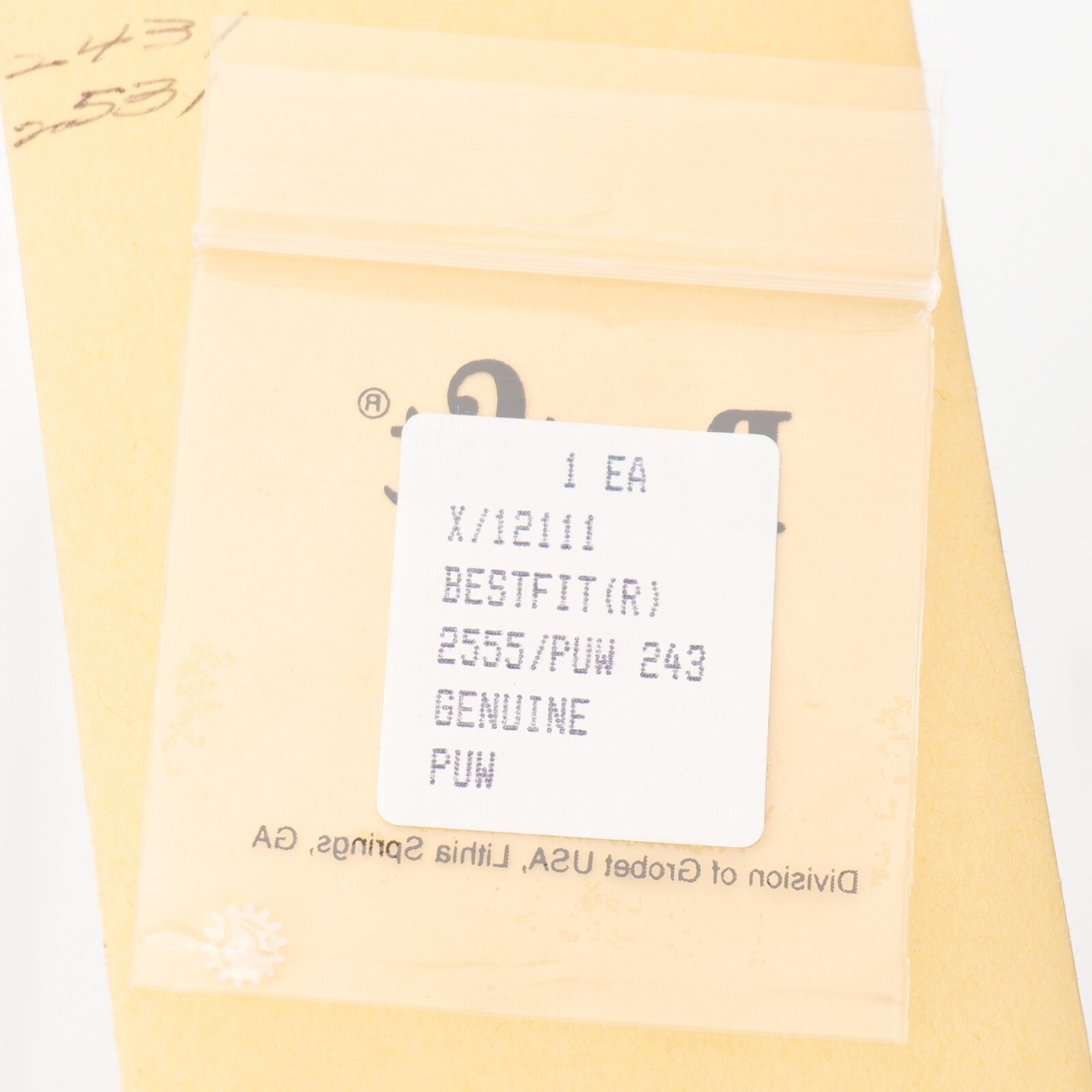 PUW 243, 2431 Date Indicator Driving Wheel Part #2555 New Old Stock (C4D11)