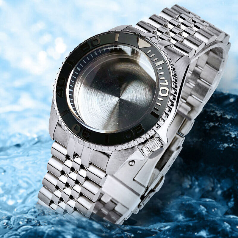 Domed Sapphire 200M Waterproof 41mm SKX Diver Watch Caase Steel for NH35 NH34 PT