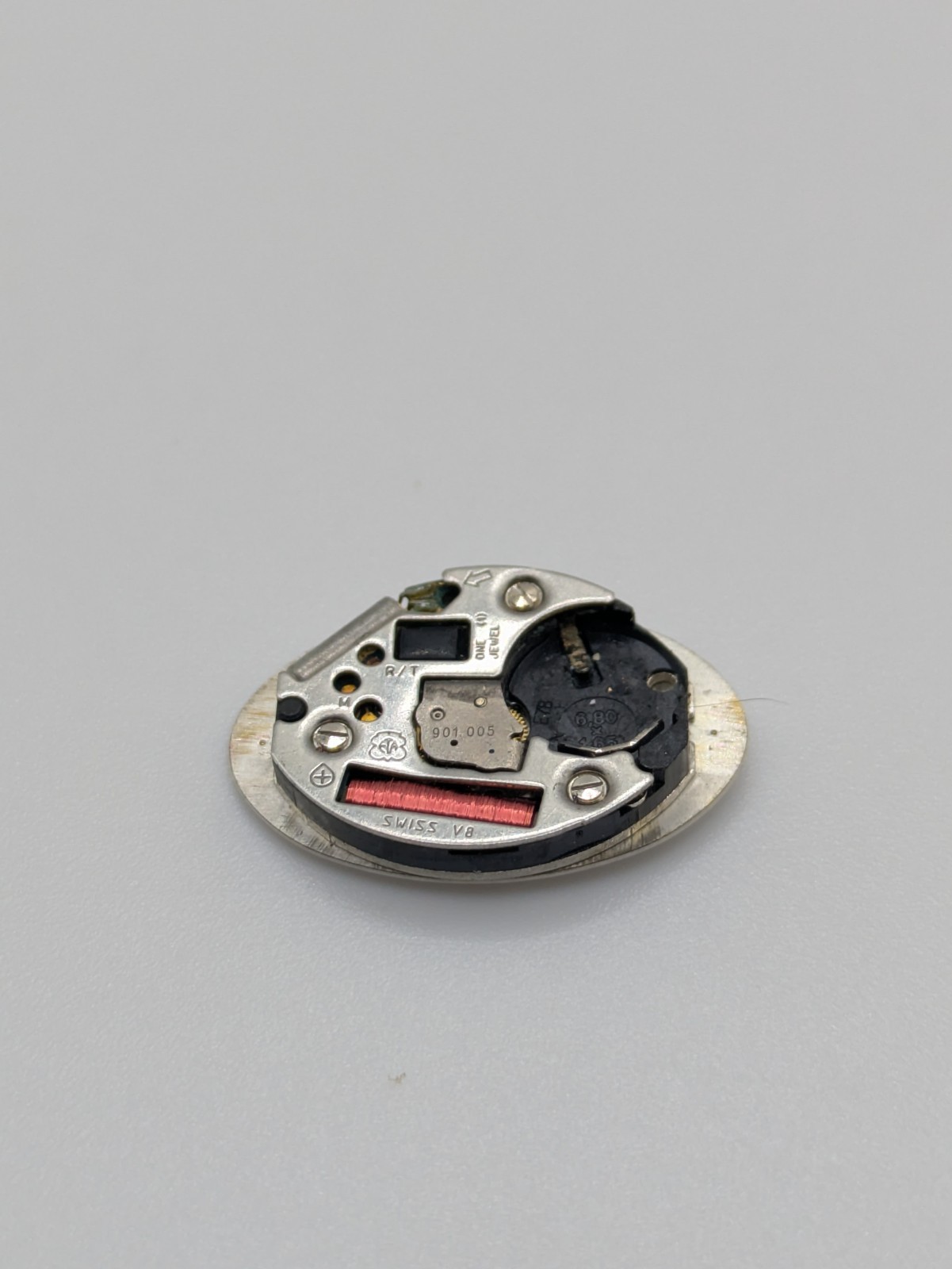 Rotary ETA 901.005 Quartz Watch Movement 1 Jewel Swiss Parts Repair 14.2mm