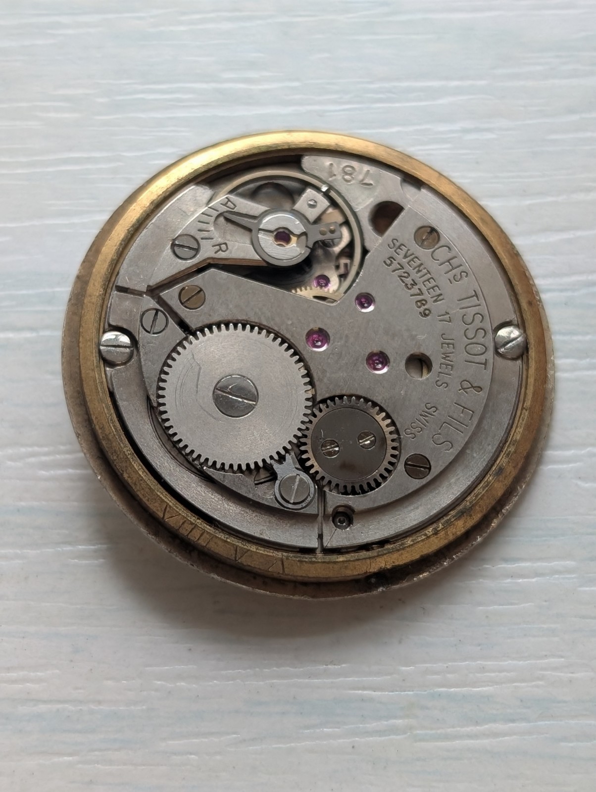 Vintage Tissot 781 Mechanical Watch Movement (Spares/Repairs)