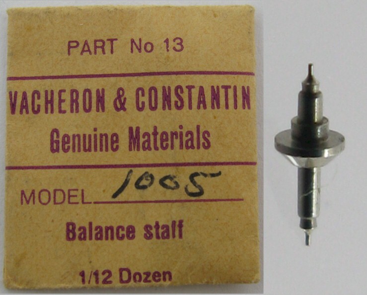 Vacheron Constantin 1005 New part balance staff #723 fit LC 805