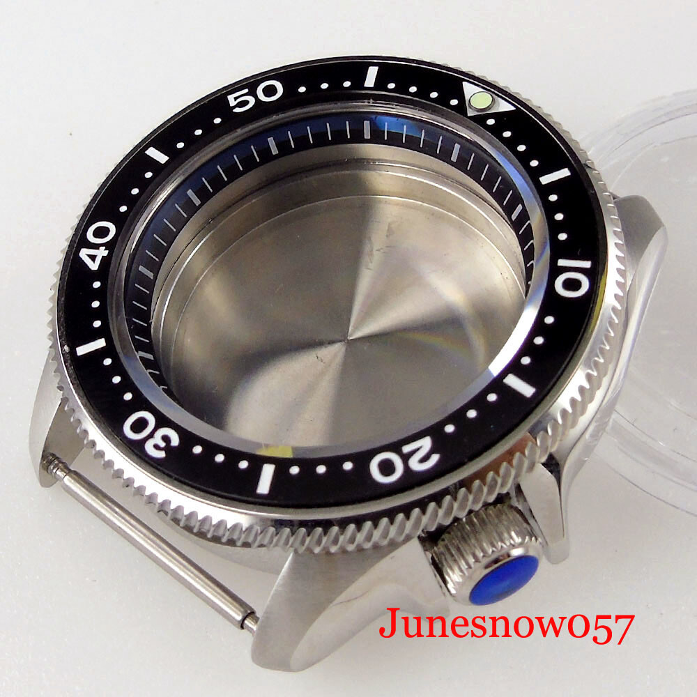 Diving 200M Waterproof Steel 41mm Automatic Watch Case fit NH35A NH36A Sapphire