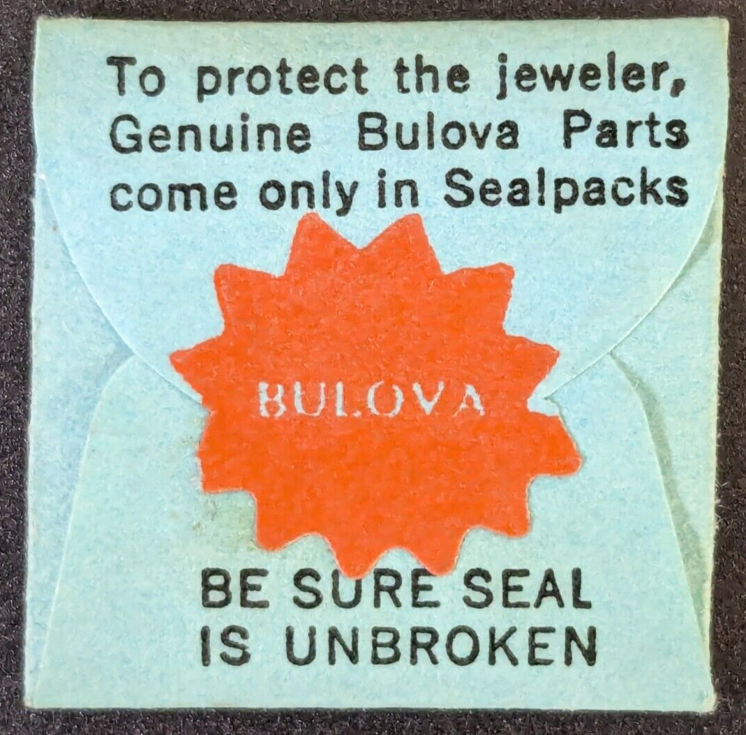 NOS Genuine Bulova Parts 7AM – Center for Crown Wheel – Part# 15