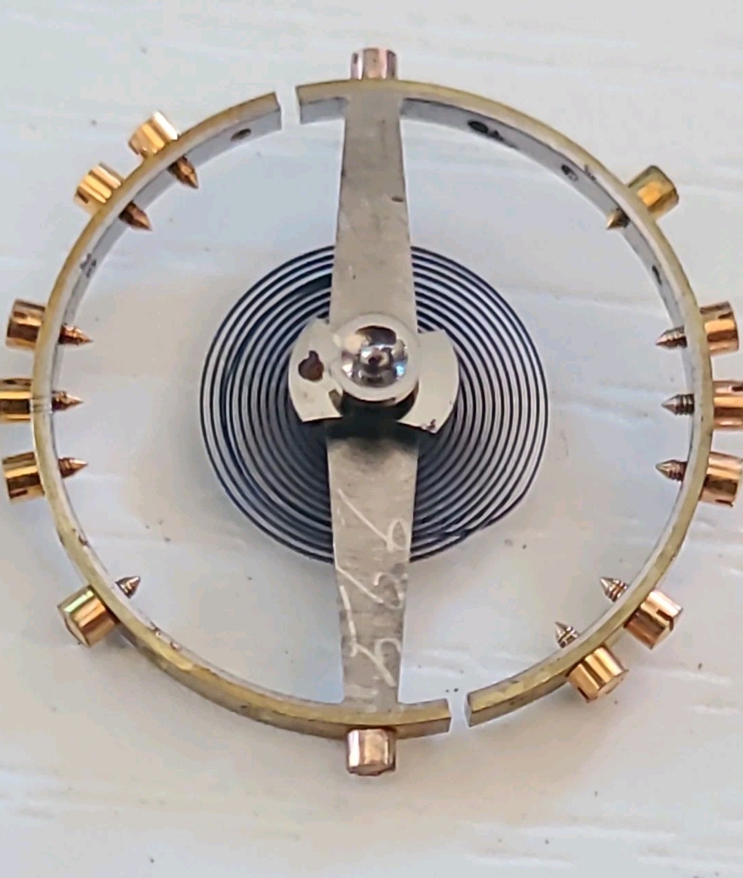 Bulova Watch Movement Balance Wheel Assembly