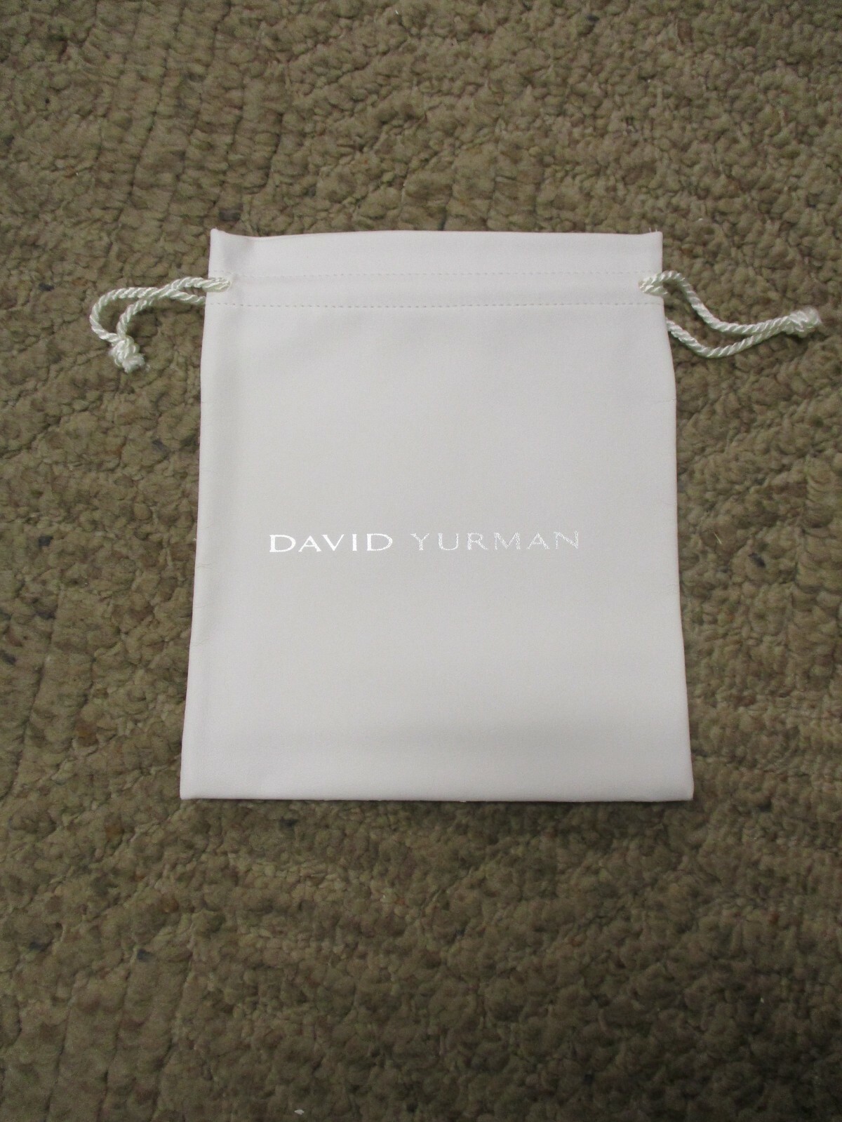 DAVID YURMAN Large Drawstring Pouch Bag 7¾” x 6¼” inches New-Old-Stock Item#737