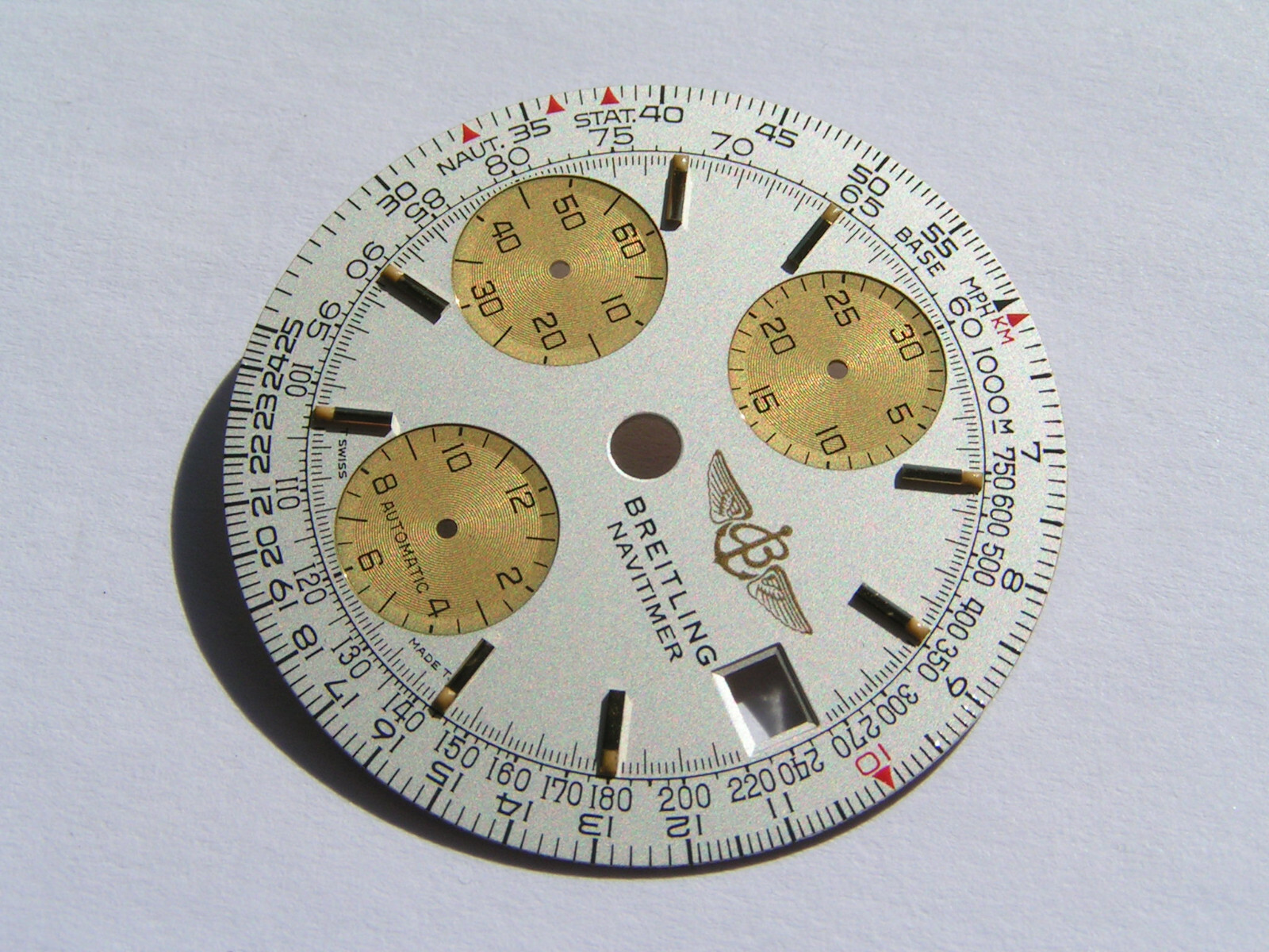 Breitling Old Navitimer D13019 K13019 dial silver silber ZB NOS I687