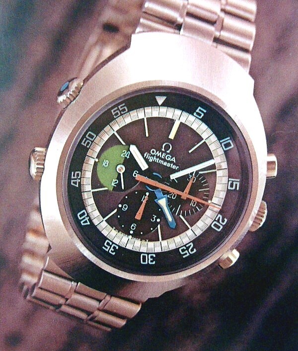Rare Omega FLIGHTMASTER Vintage Post Card : 1969