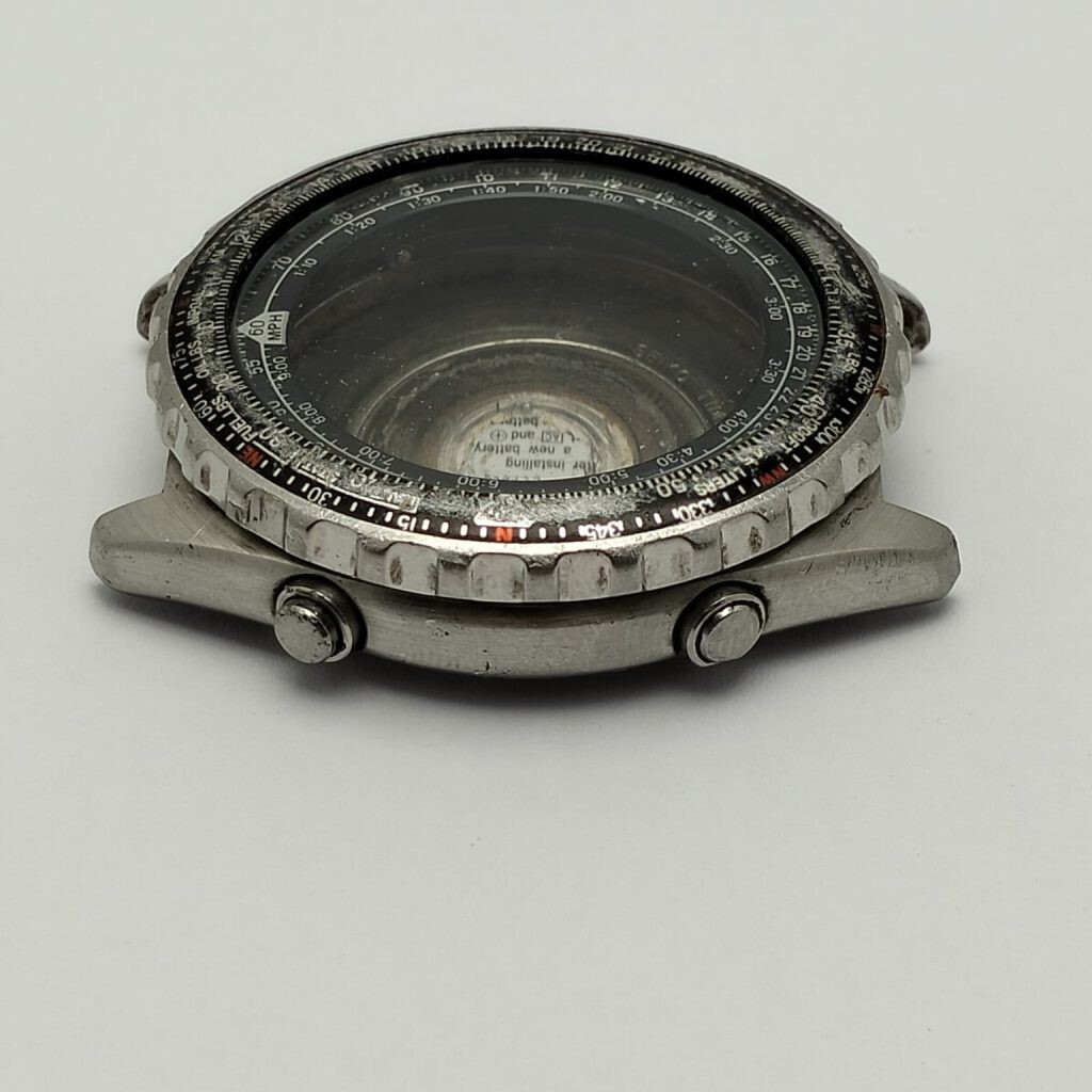 Seiko Sport 7T34-6A00 Flightmaster Chronograph Vintage Watch Case MAH34BAS4