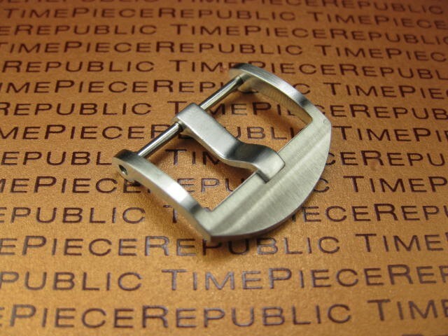 22mm Swiss Stainless Screw In Thumbnail Buckle 1pc LUMINOR PANERAI Brush 24 R