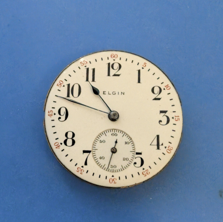 VINTAGE 0 SIZE ELGIN GRADE 298 POCKET WATCH MOVEMENT FOR PARTS