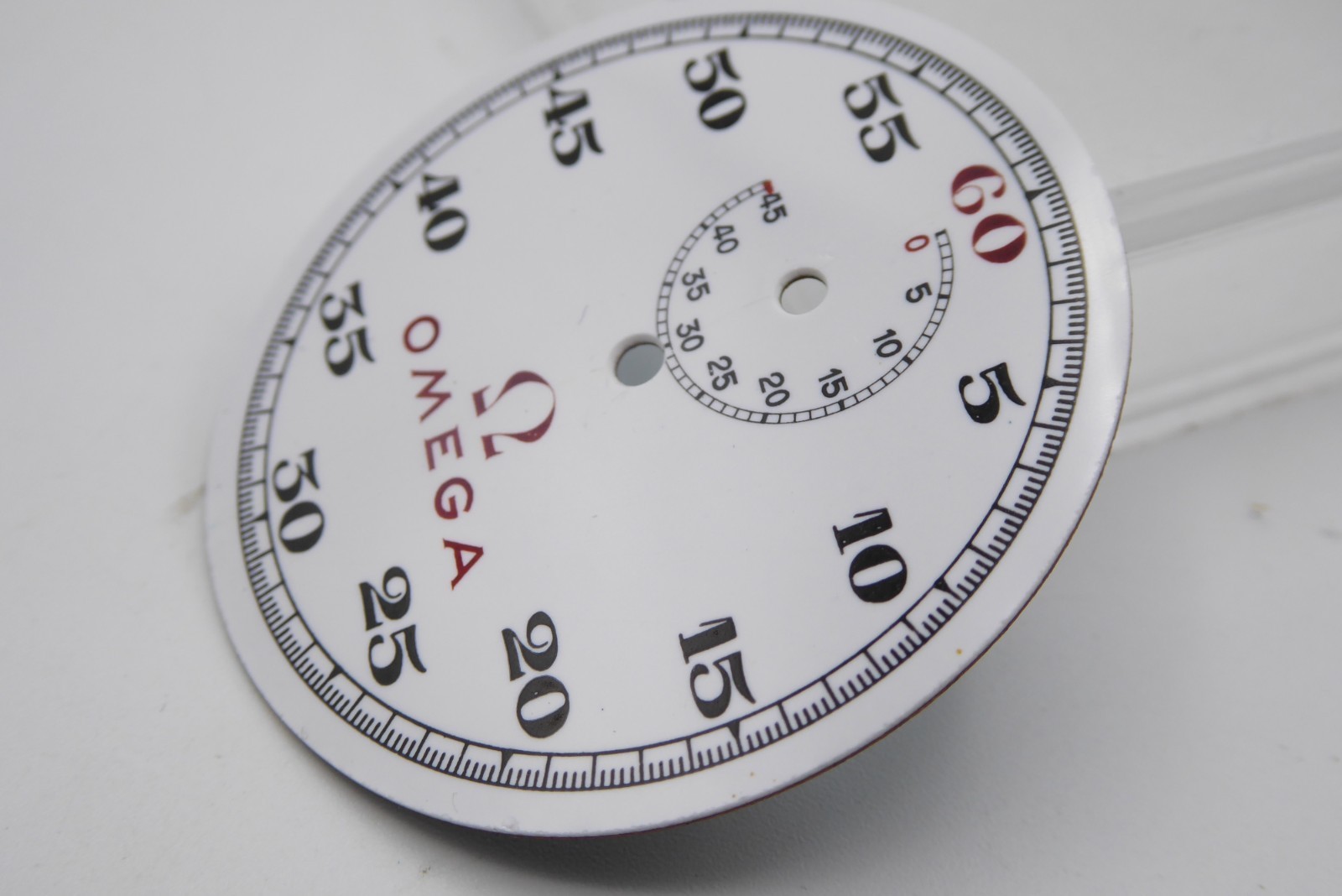 Omega stopwatch vintage dial 43.67mm