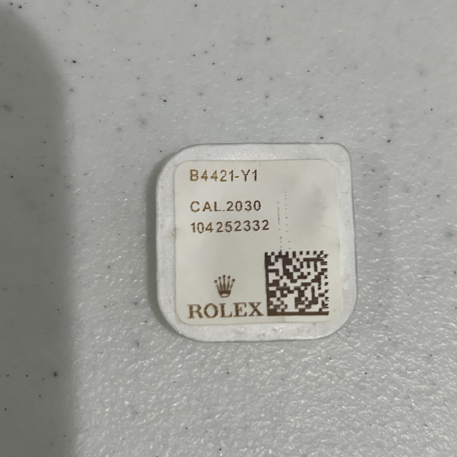 Rolex Barrel Arbor 4421 Cal 2030 2035 Authentic Original New