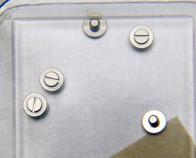 New Genuine Rolex 1530 Part 7897 Case Screw for Watch Caliber Movement Sealed