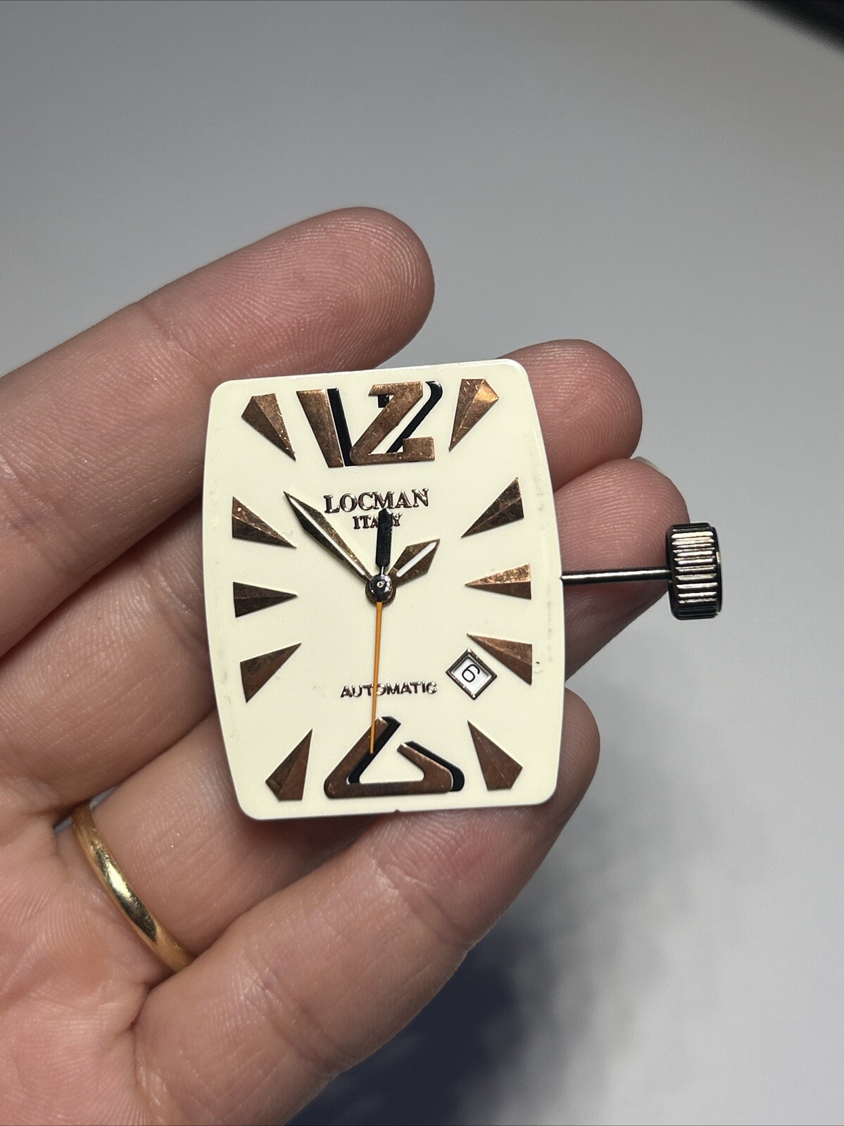 LOCMAN Italy Automatic Calendar 25J Cal 2824-2 Swiss Watch Movement