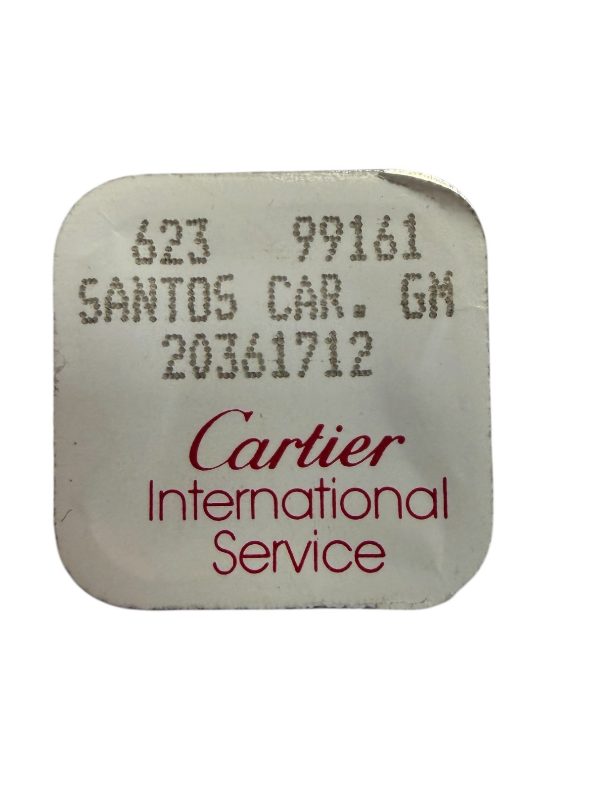 Authentic Cartier Santos CAR GM Screw – Ref. 20361712 / 623 99161 (Open Package)