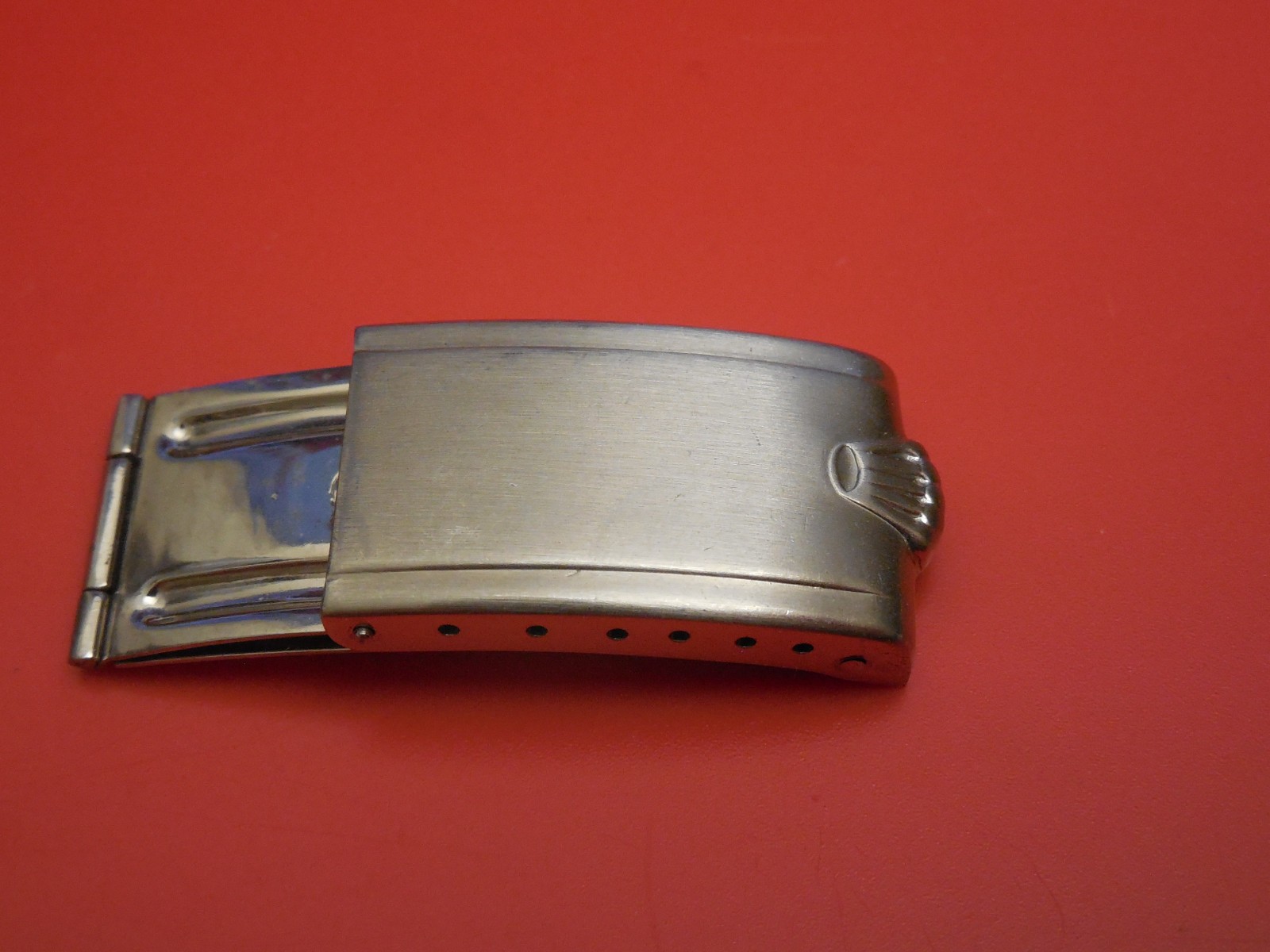 ROLEX SOLID STEEL 7206 20MM OYSTER BAND BRACELET DEPLOYMENT CLASP BUCKLE YR 1970