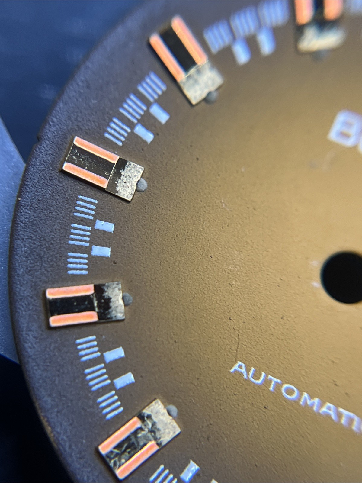 Bulova Automatic Day-Date Jet Star Orange Dial (010)
