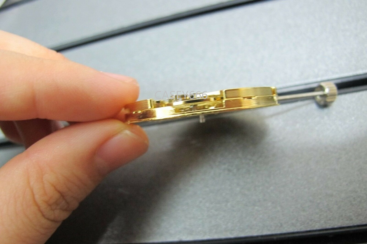 17 Jewels Yellow Golden Hollow eta 6497 Hand Winding Movement for Parnis Wrist