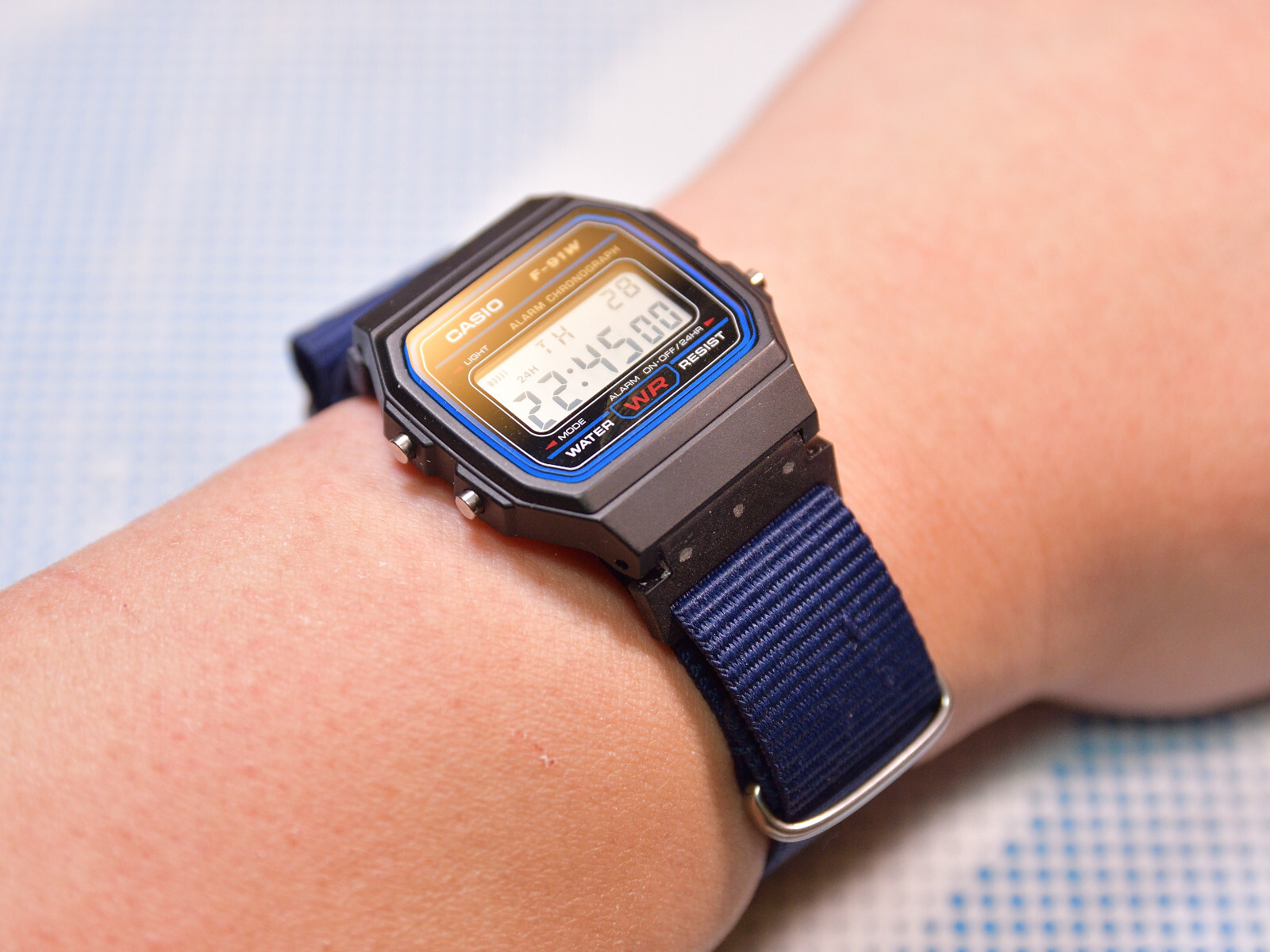 Resin Slim Profile Watch Adapter For Casio F91W, W217H, A158, LF20W, MQ24, CA53