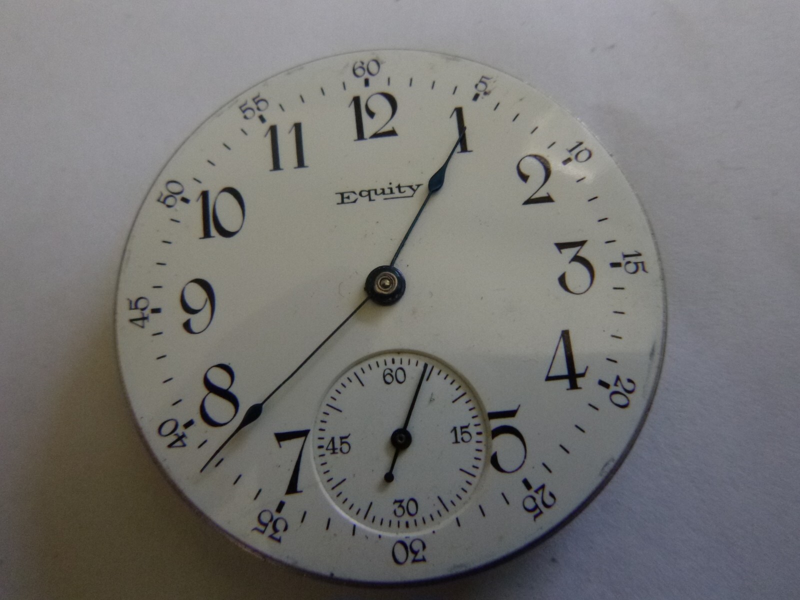 16s Waltham Equity Boston pocket watch Movement for parts/repair