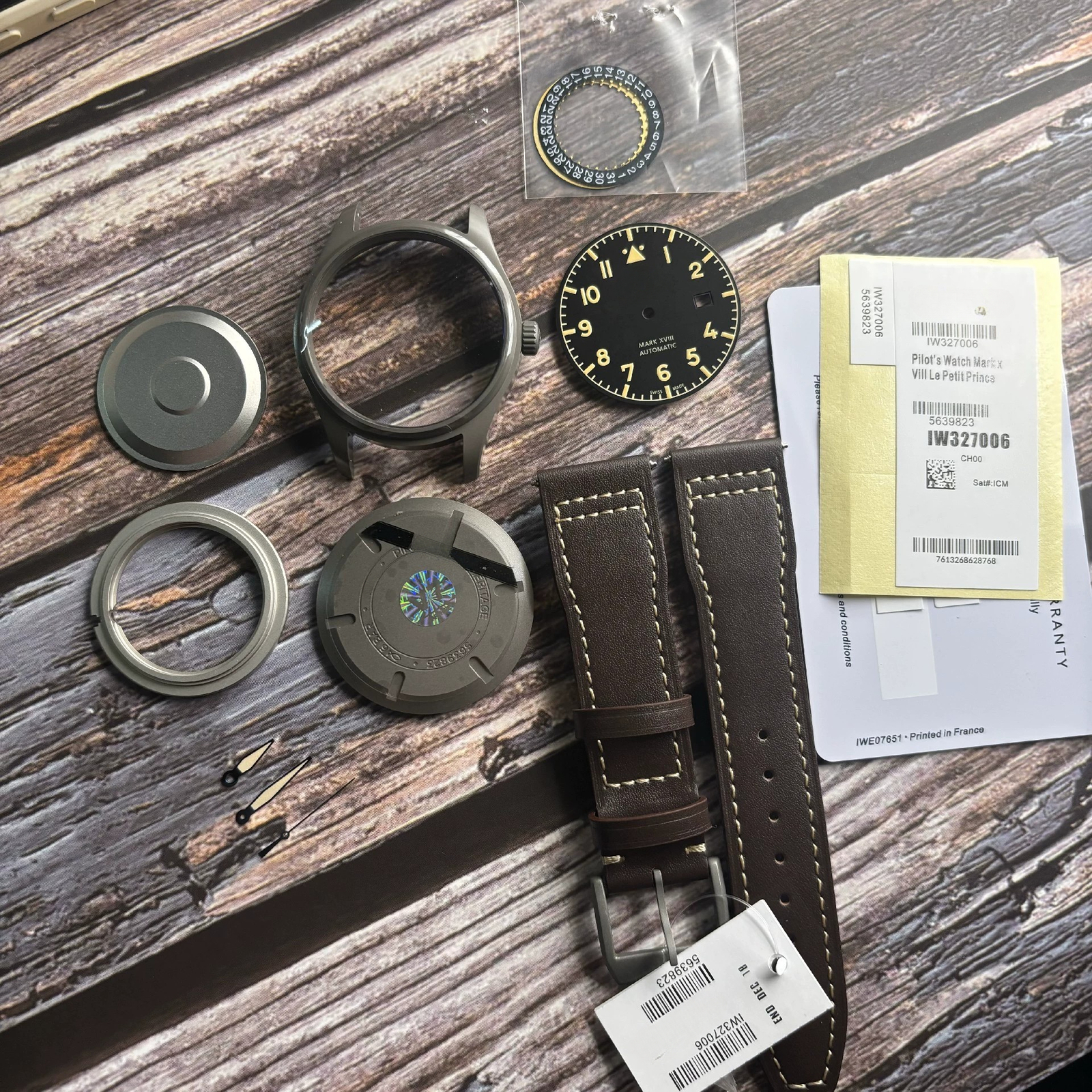 40mm Titanium Watch Case With Band Kit Mark XVIII for 2892