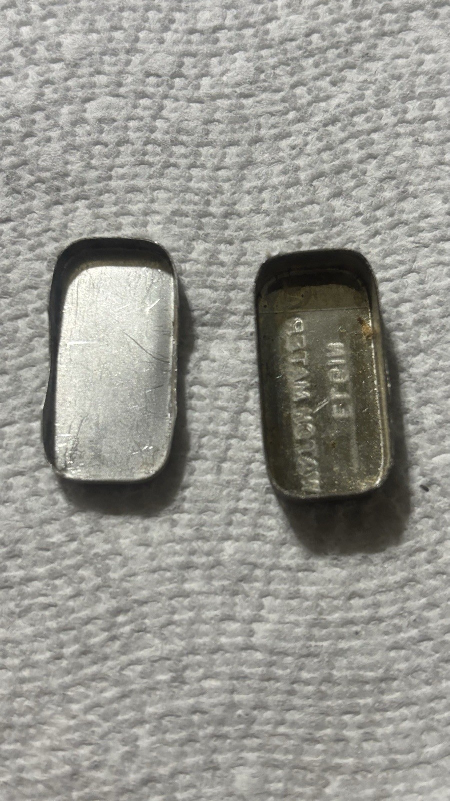 3-Collectible Vintage Watch Mini Part Tins Marked Elgin Watch Materials