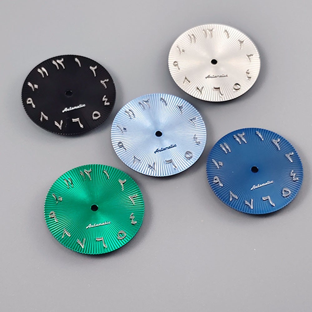 29mm NO Logo Watch Dial For NH35 NH36 Movement NO Luminous Arabic Watche Faces