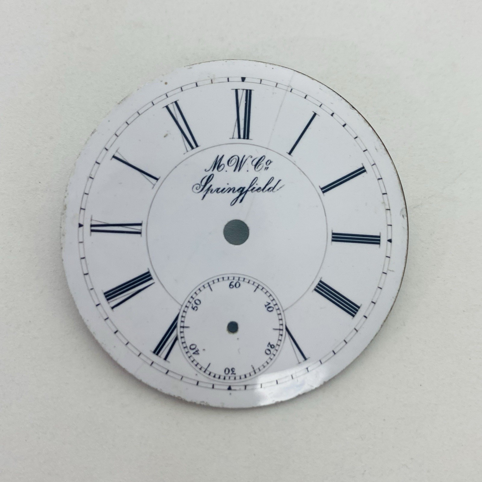 Pocket Watch Enamel Dials M.W.Co Springfield Perfection Trenton H.Hamlet lot