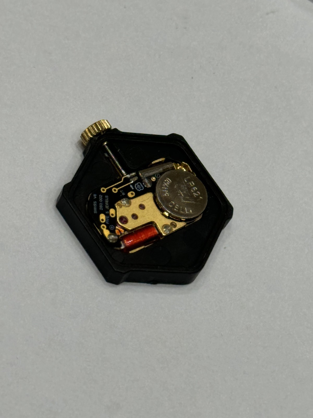 Dial 7 Movement Quartz Eta 280.002 Swis Made 5 Jewels Aldebert Paris Running