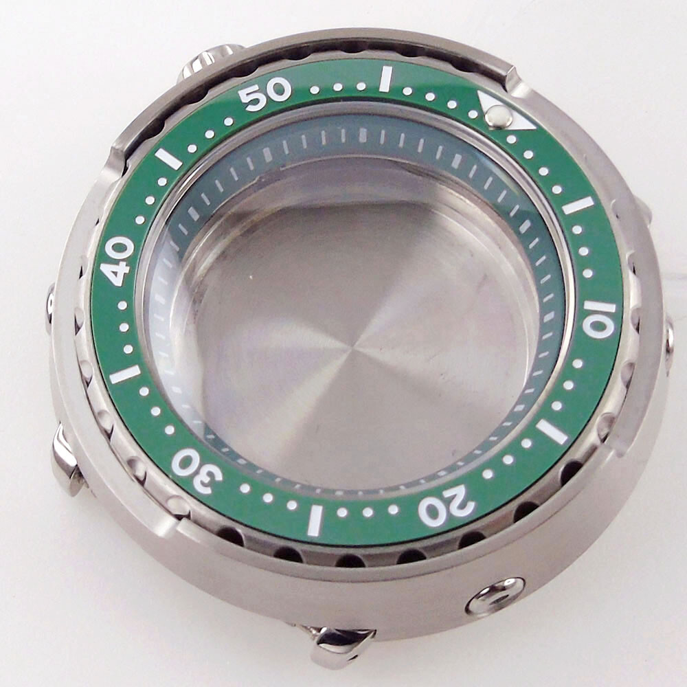 200M Waterproof 46.5mm Sapphire Watch Case For NH35 NH36 Movement Rotating Bezel