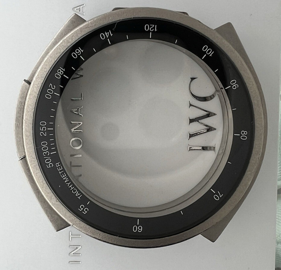 IWC / PORSCHE DESIGN RARE WATCH CASE /S. CRYSTAL 3700S TITANIUM 41MM Swiss Made