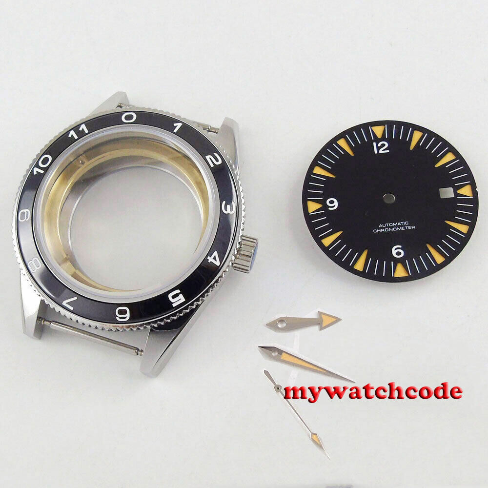 10ATM 41mm Sapphire Glass Watch Case Fit Automatic NH35A NH36A Miyota ETA2824