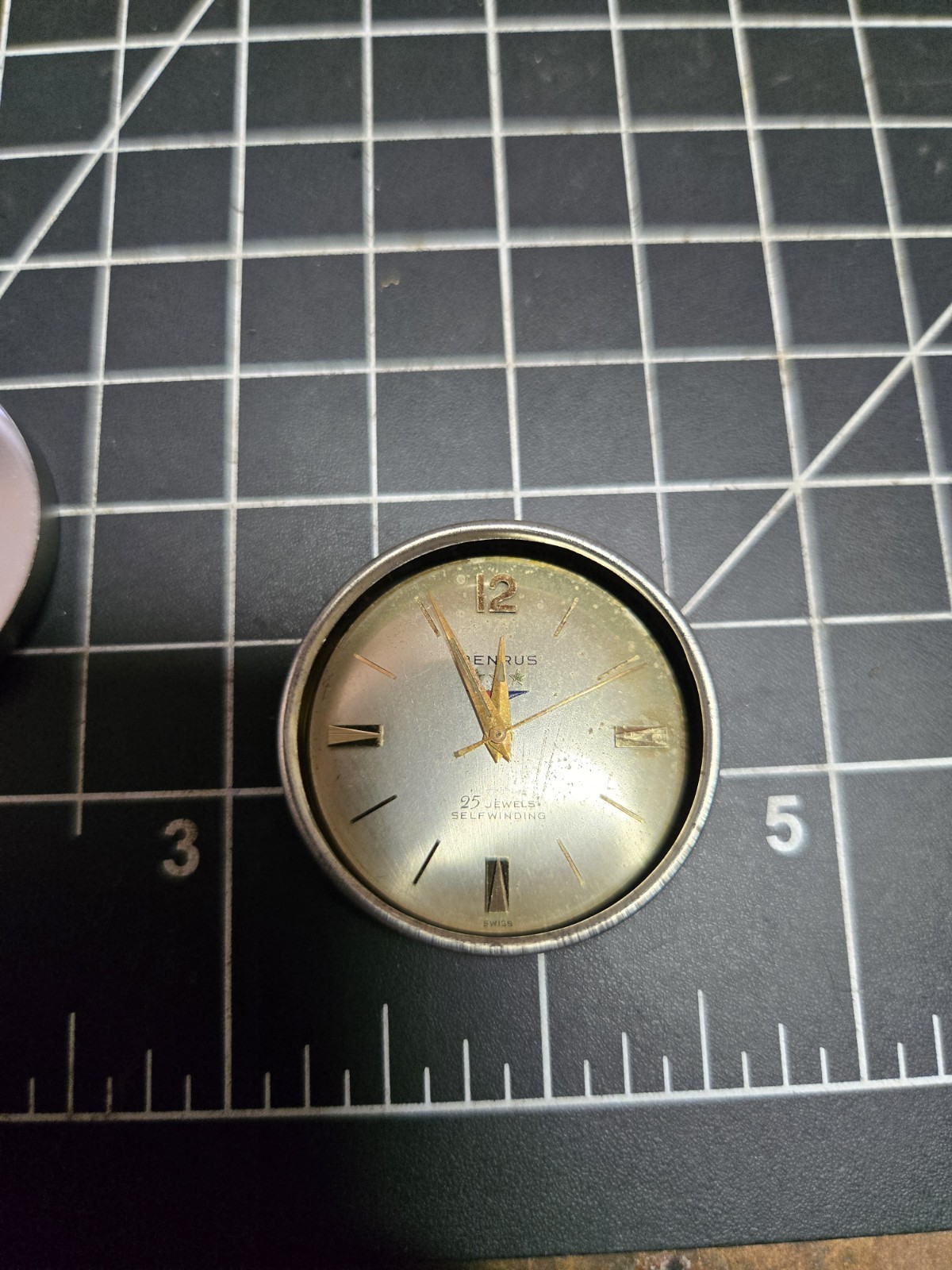 benrus automatic selfwinding watch movement 3 star fe 2d5 25 jewel 25j vintage