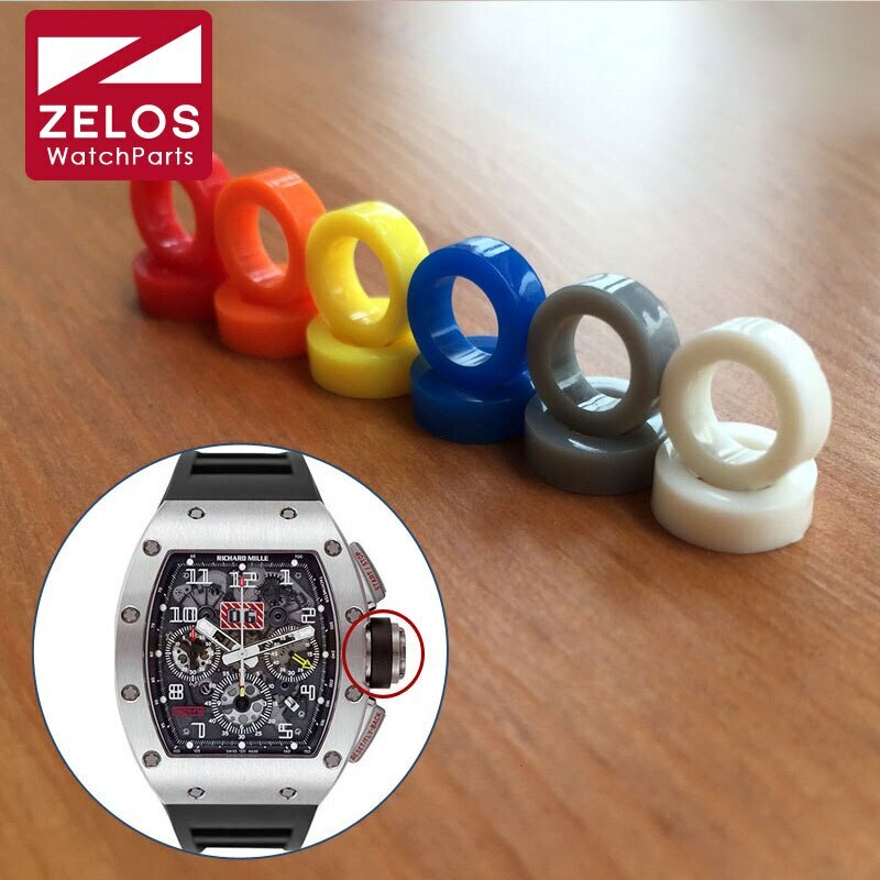 Watch Crown Rubber Ring for RM Richard Mille Wristwatch RM011 RM035 Replacement