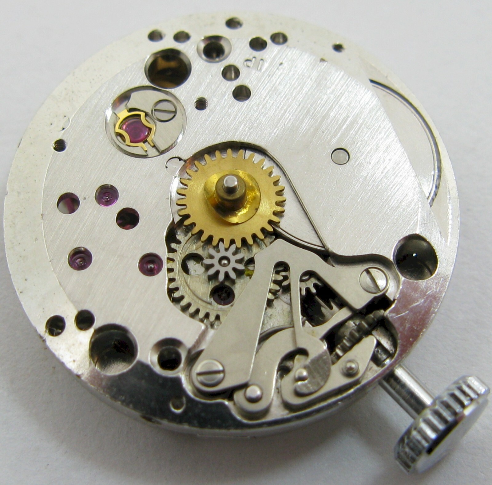 FEF 250 17 jewels watch movement for parts * fit 2 hands *